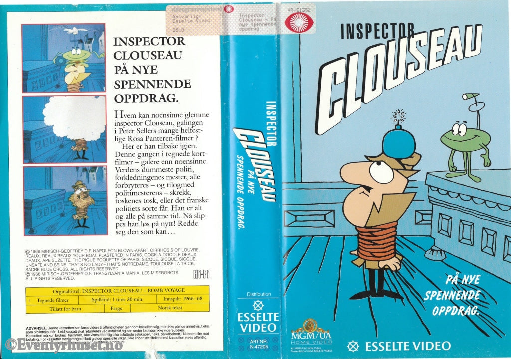 Download / Stream: Inspector Clouseau. 1966-68. Vhs Big Box. Norwegian Subtitles.