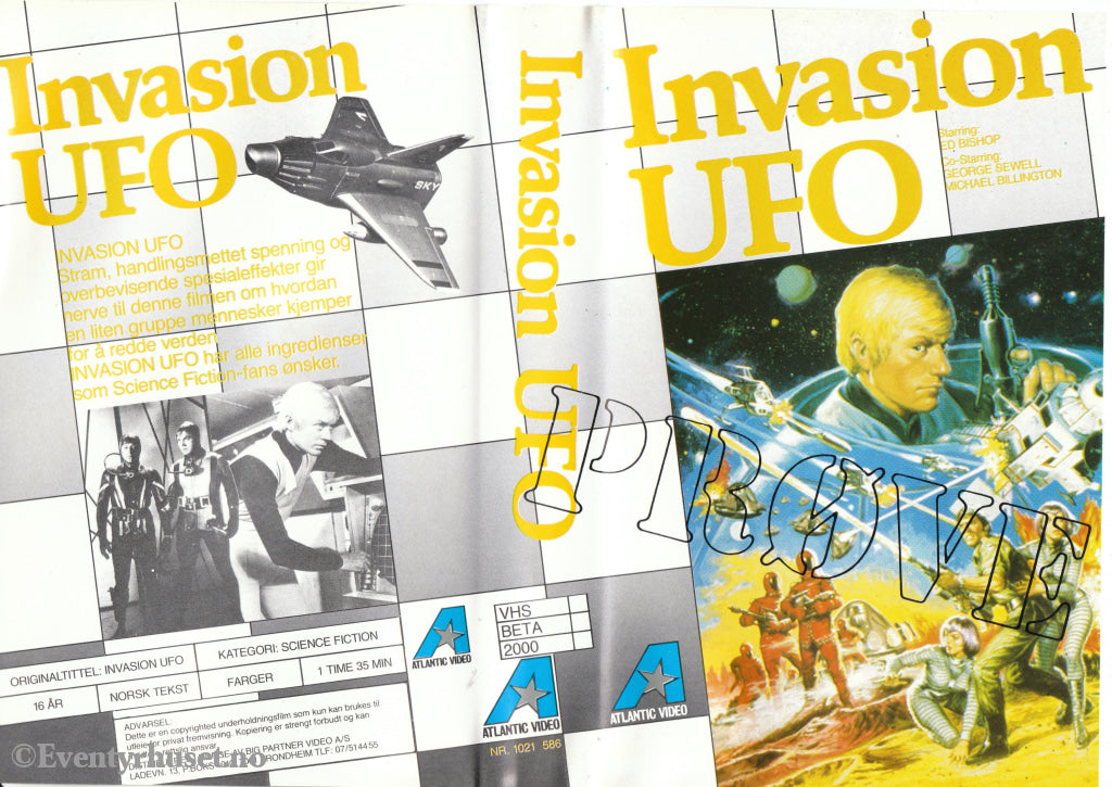 Download / Stream: Invasion Ufo. 1974. Vhs Big Box. Norwegian Subtitles.