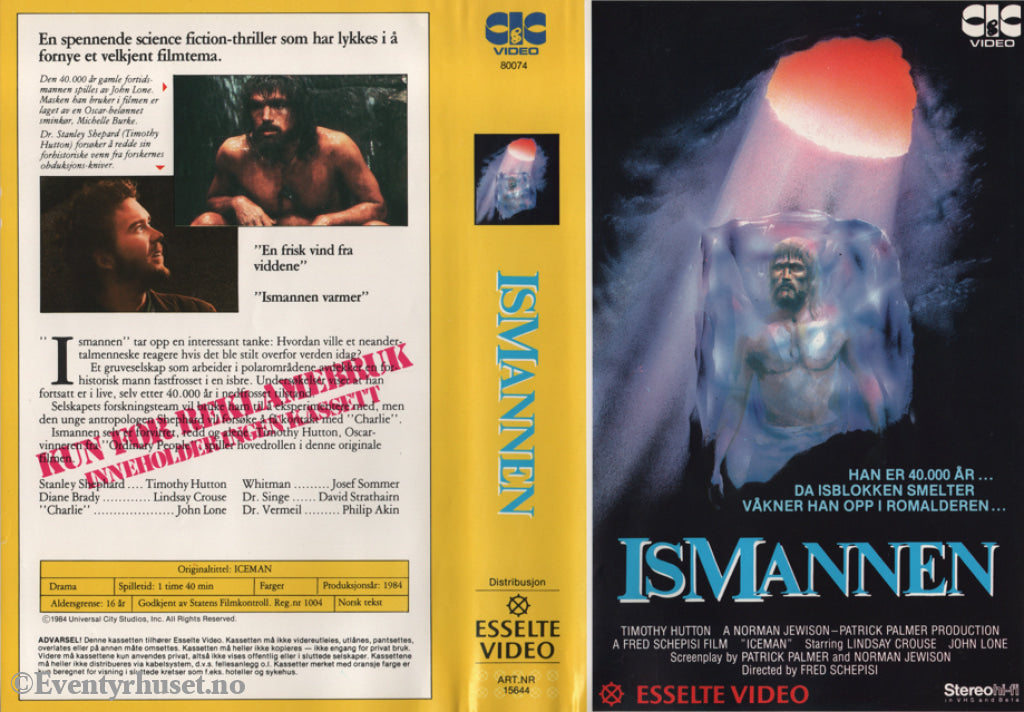 Download / Stream: Ismannen. 1984. Vhs Big Box. Norwegian Subtitles.