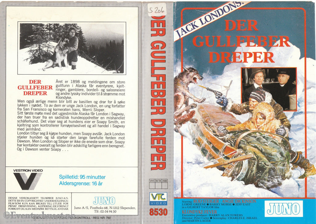 Download / Stream: Jack London´s Der Gullfeber Dreper. Vhs Big Box. Norwegian Subtitles.