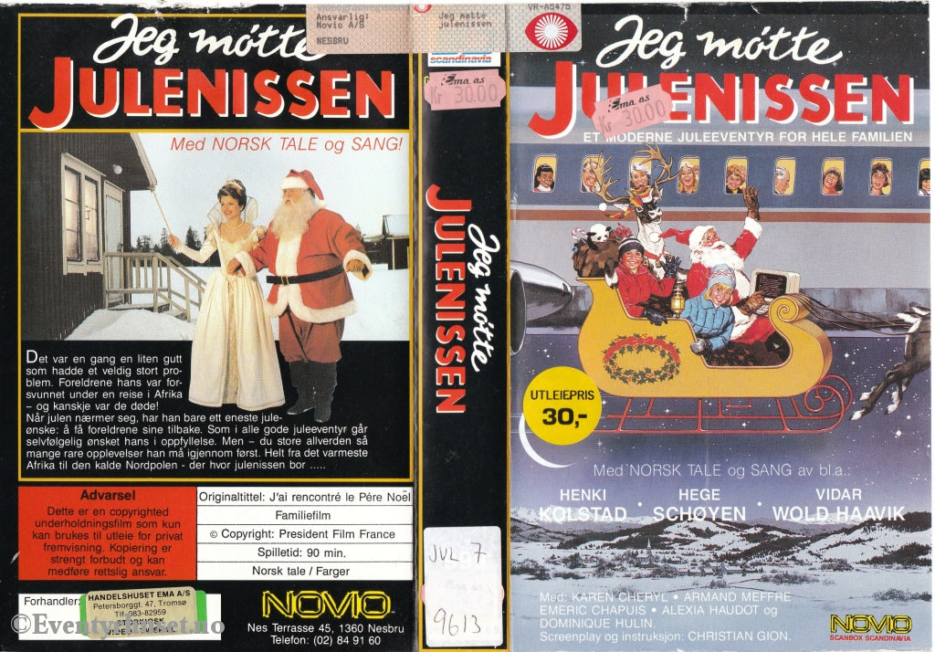 Download / Stream: Jeg Møtte Julenissen. Vhs Big Box. Norwegian Subtitles.