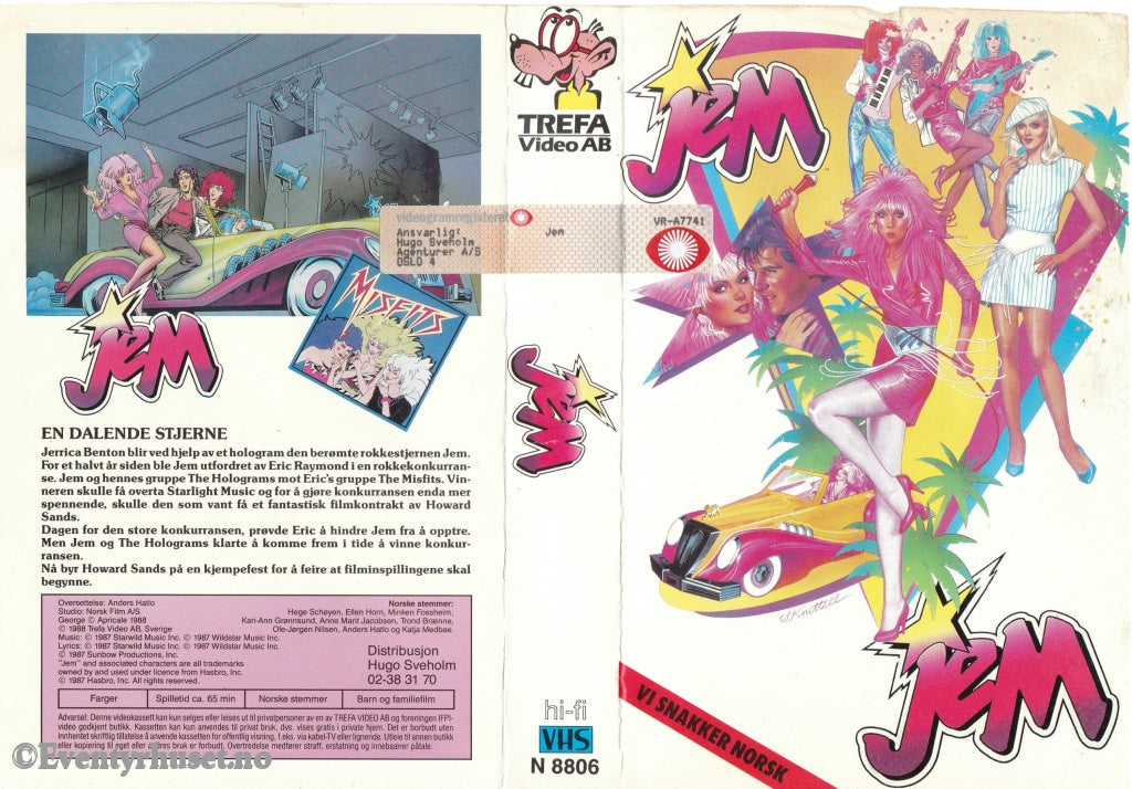 Download / Stream: Jem. 1987. Vhs Big Box. Norwegian Dubbing.