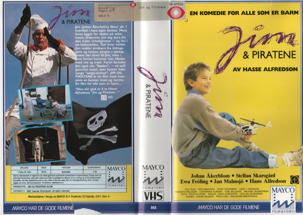 Download / Stream: Jim Og Piratene. 1987. Vhs Big Box. Norwegian Subtitles.
