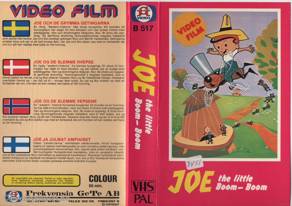 Download / Stream: Joe The Little Boom Boom. VHS Big Box. Norwegian subtitles. VHS