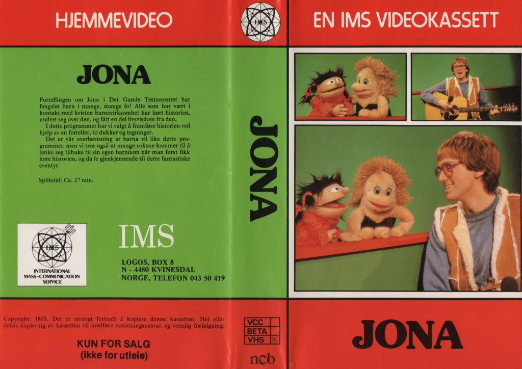 Download / Stream: Jona. VHS Big Box. Norwegian. VHS