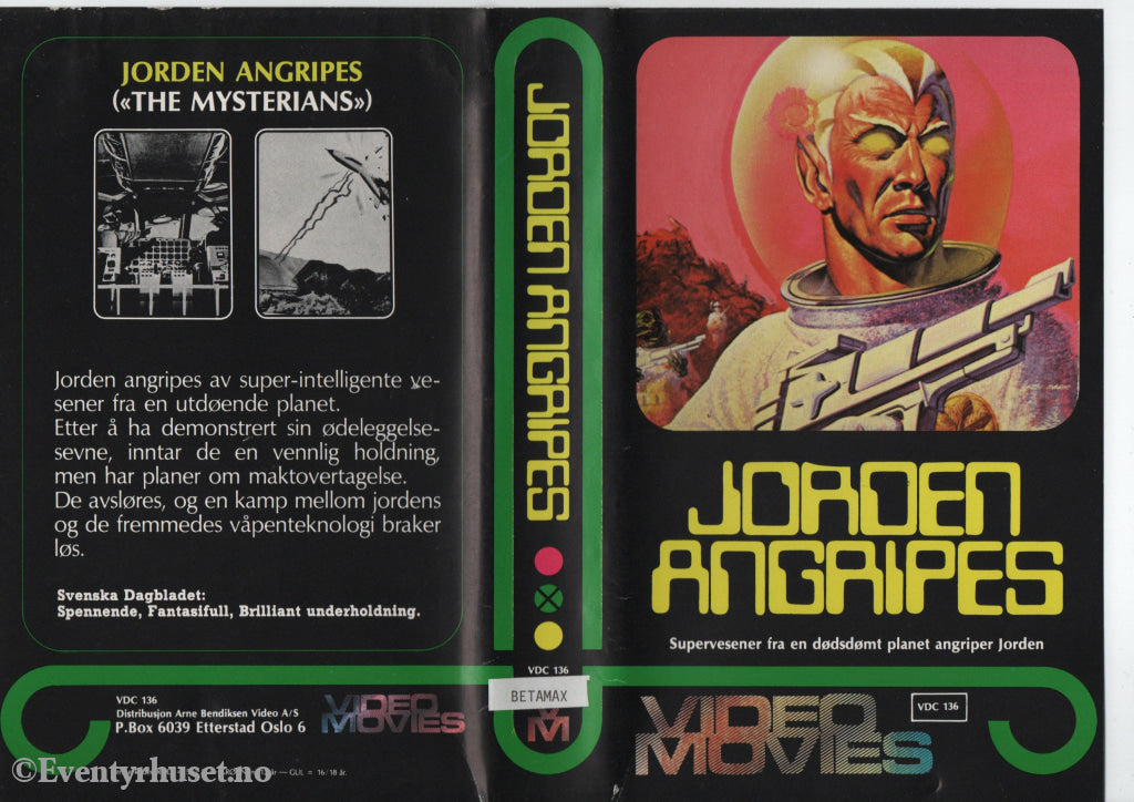 Download / Stream: Jorden angripes. VHS Big Box. Norwegian subtitles. VHS