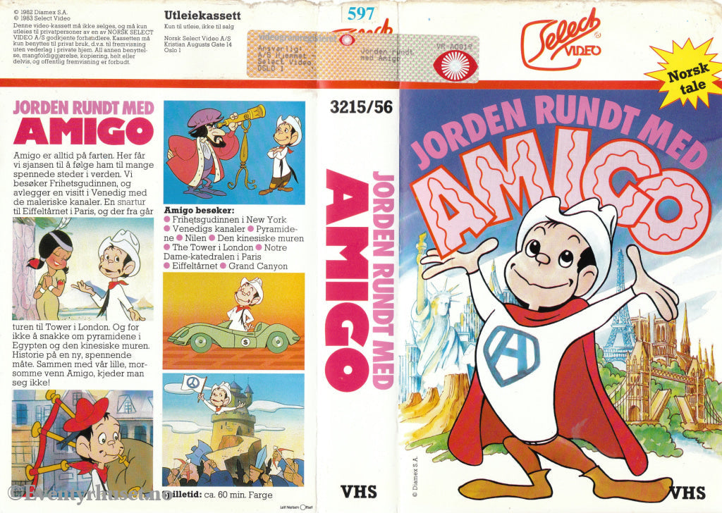 Download / Stream: Jorden Rundt Med Amigo. 1982/83. Vhs. Norwegian Dubbing. Stream Vhs