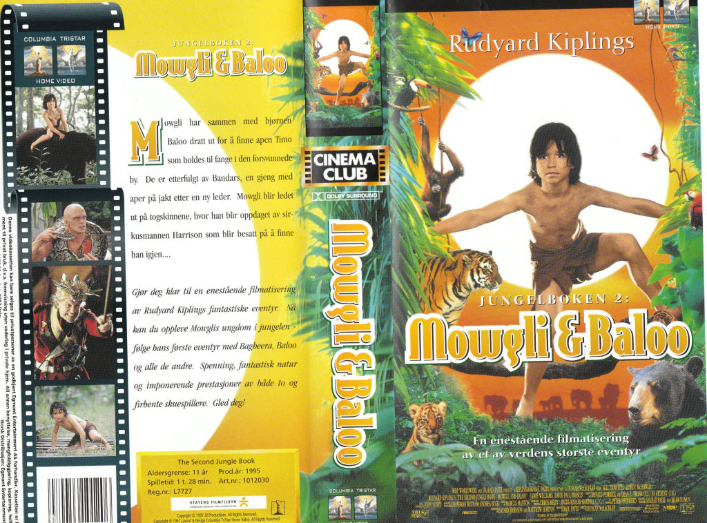 Download / Stream: Jungelboken 2: Mowgli & Baloo. VHS SB. Norwegian subtitles. VHS