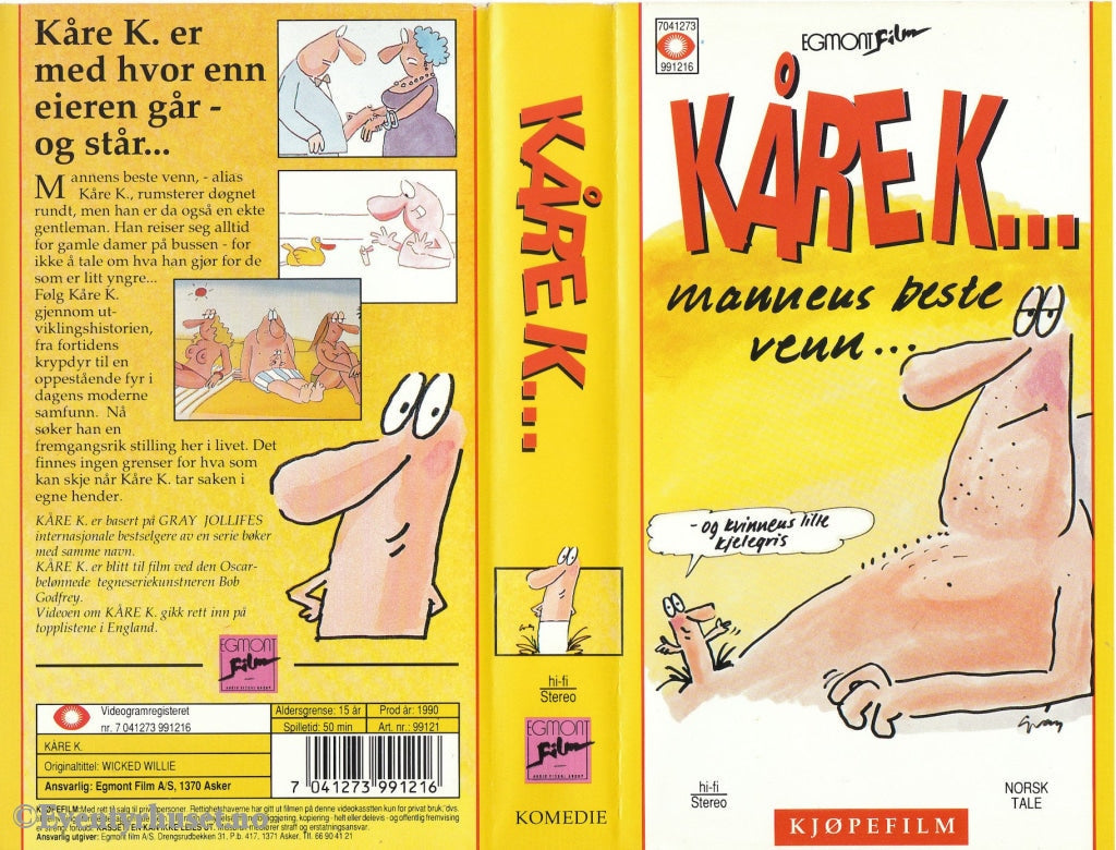 Download / Stream: Kåre K - Mannens Beste Venn. 1990. Vhs. Norwegian Dubbing. Vhs