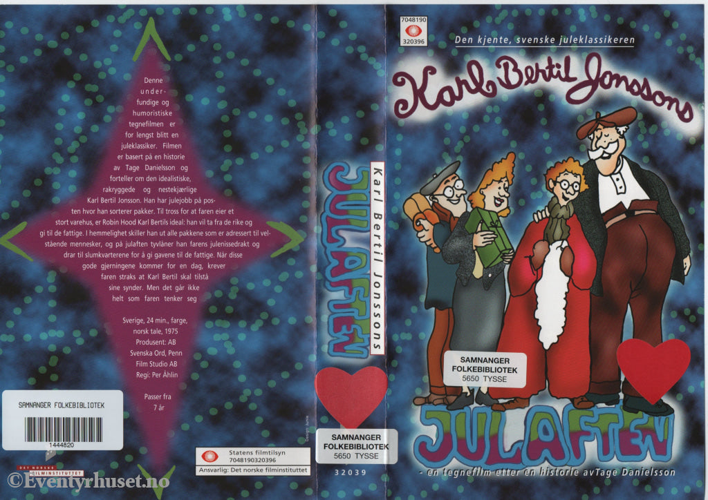 Download / Stream: Karl Bertil Jonssons Julaften. VHS Big Box. Norwegian dubbing. VHS