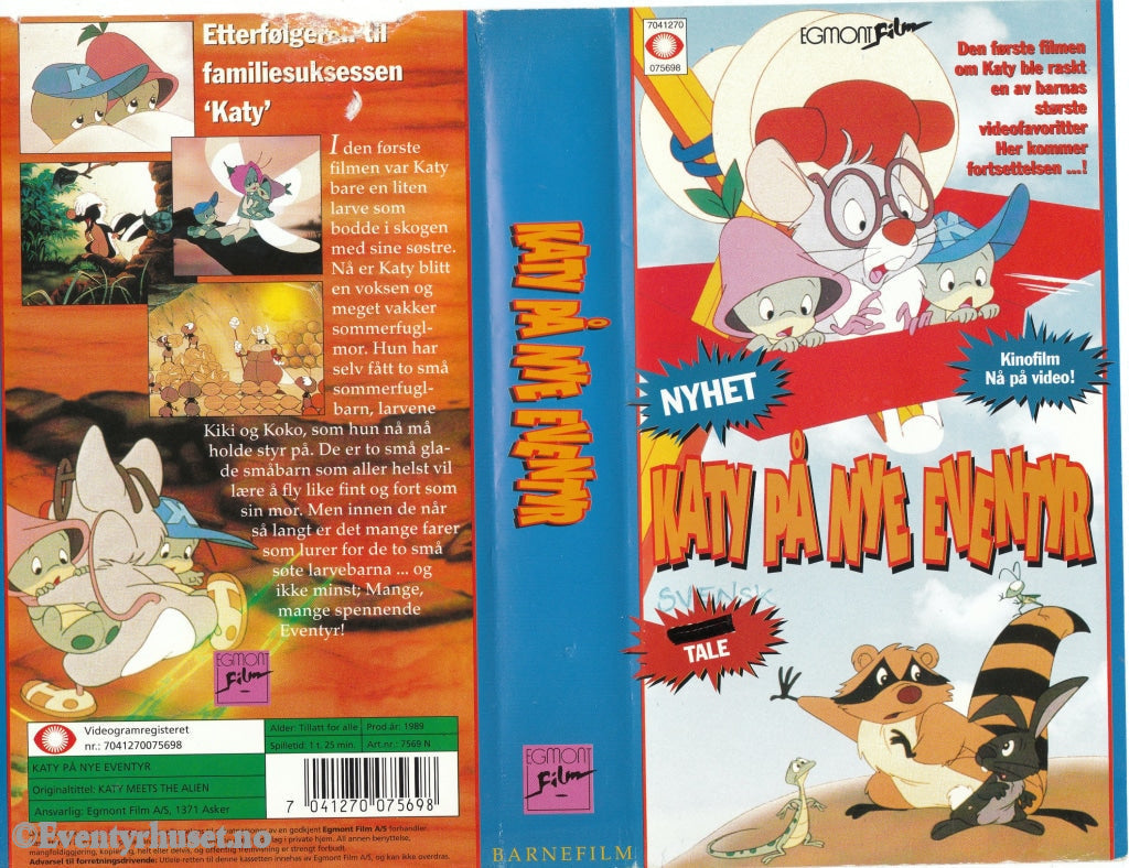 Download / Stream: Katy På Nye Eventyr. 1989. Vhs. Norwegian Dubbing. Vhs
