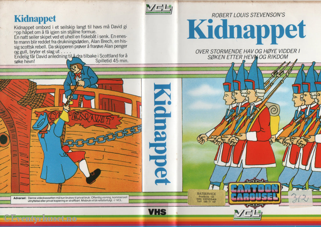Download / Stream: Kidnappet. VHS Big Box. Norwegian dubbing. VHS