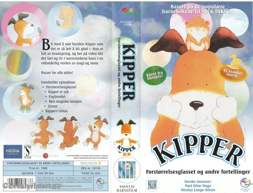 Download / Stream: Kipper - Forstørrelsesglasset Og Flere Fortellinger. 1999. Vhs. Norwegian