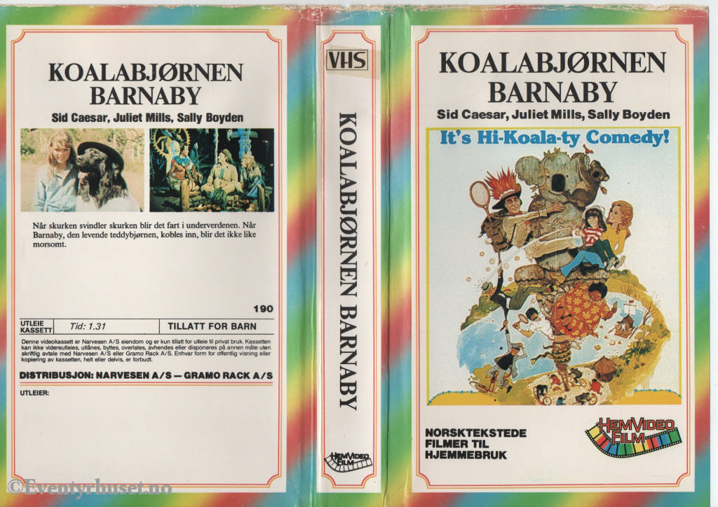 Download / Stream: Koalabjørnen Barnaby. VHS Big Box. Norwegian subtitles. VHS