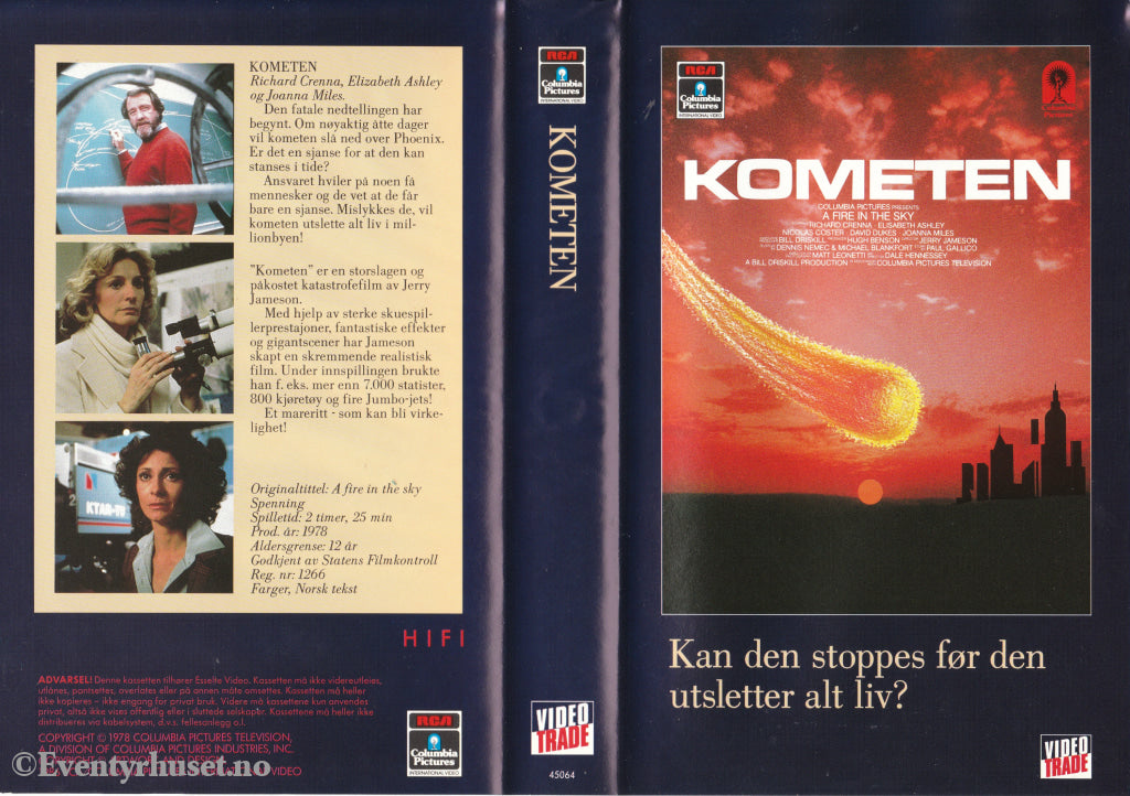 Download / Stream: Kometen. 1978. Vhs Big Box. Norwegian Subtitles.