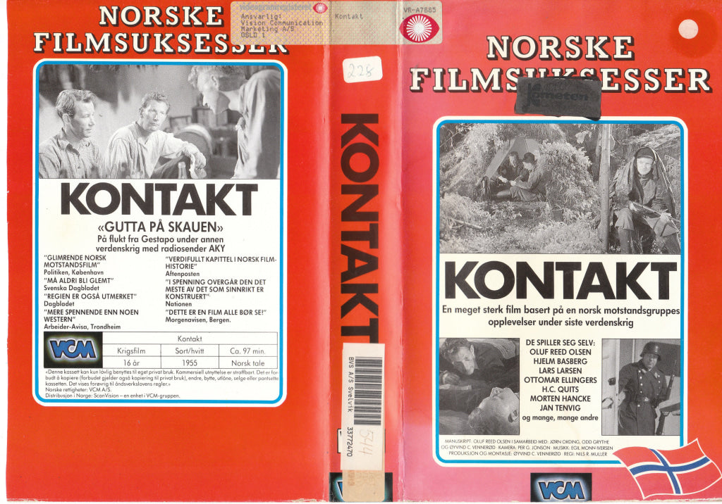 Download / Stream: Kontakt. 1955. VHS Big Box. Norwegian. VHS