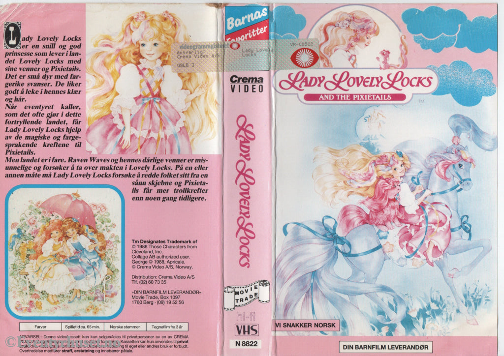 Download / Stream: Lady Lady Locks. 1988. VHS Big Box. Norwegian dubbing. VHS