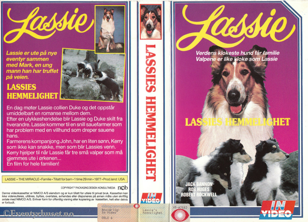 Download / Stream: Lassies Hemmelighet. 1977. Vhs Big Box. Norwegian Subtitles.