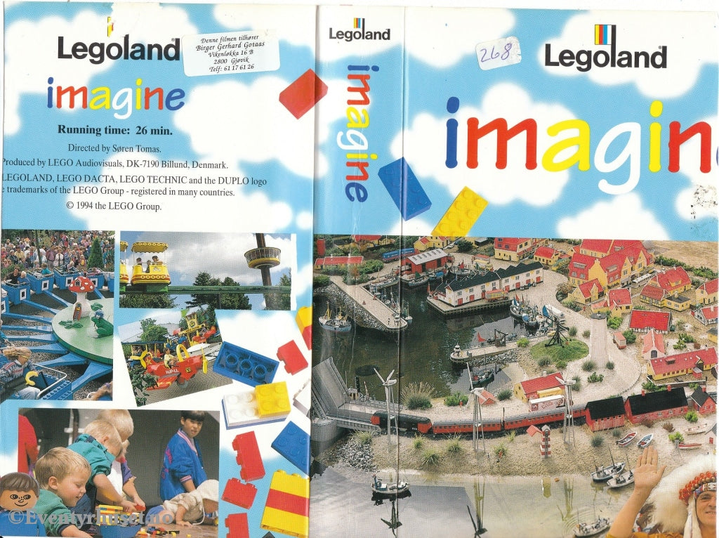 Download / Stream: Legoland - Imagine. 1994. Vhs. Norwegian Distribution. Vhs