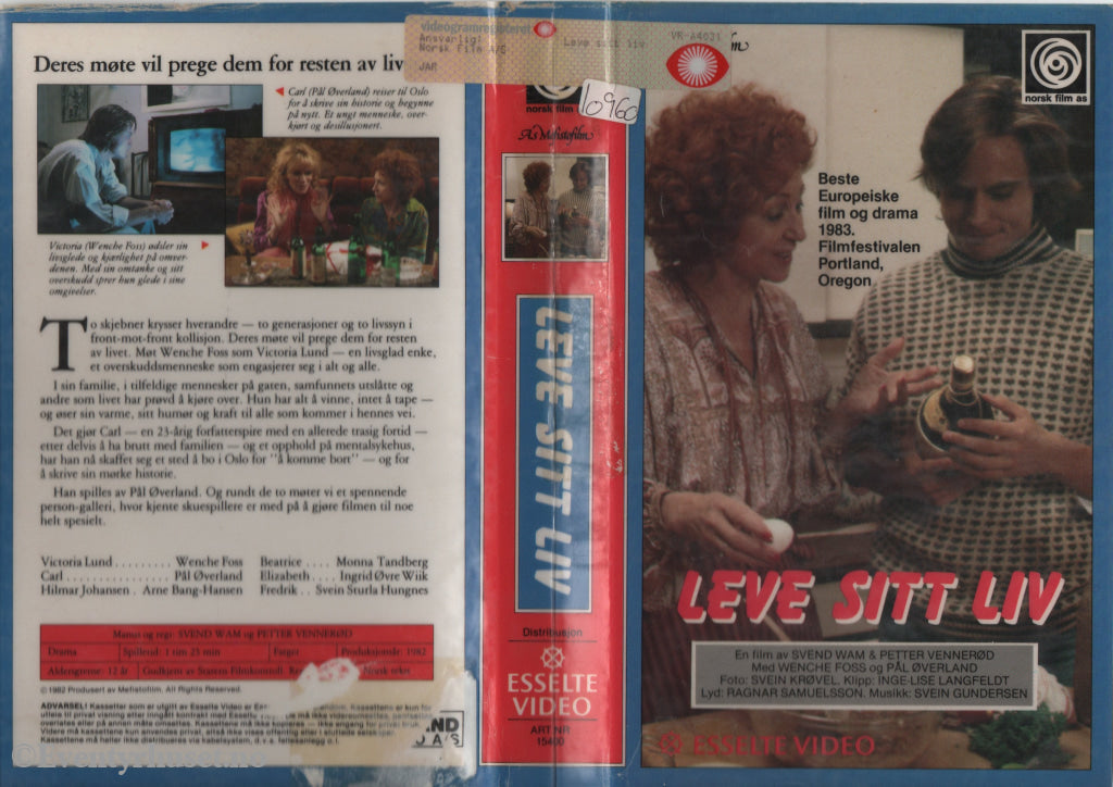 Download / Stream: Leve sitt liv. 1982. VHS Big Box. Norwegian. VHS