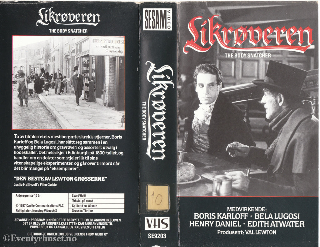 Download / Stream: Likrøveren. 1945. Vhs. Norwegian Subtitles. Vhs