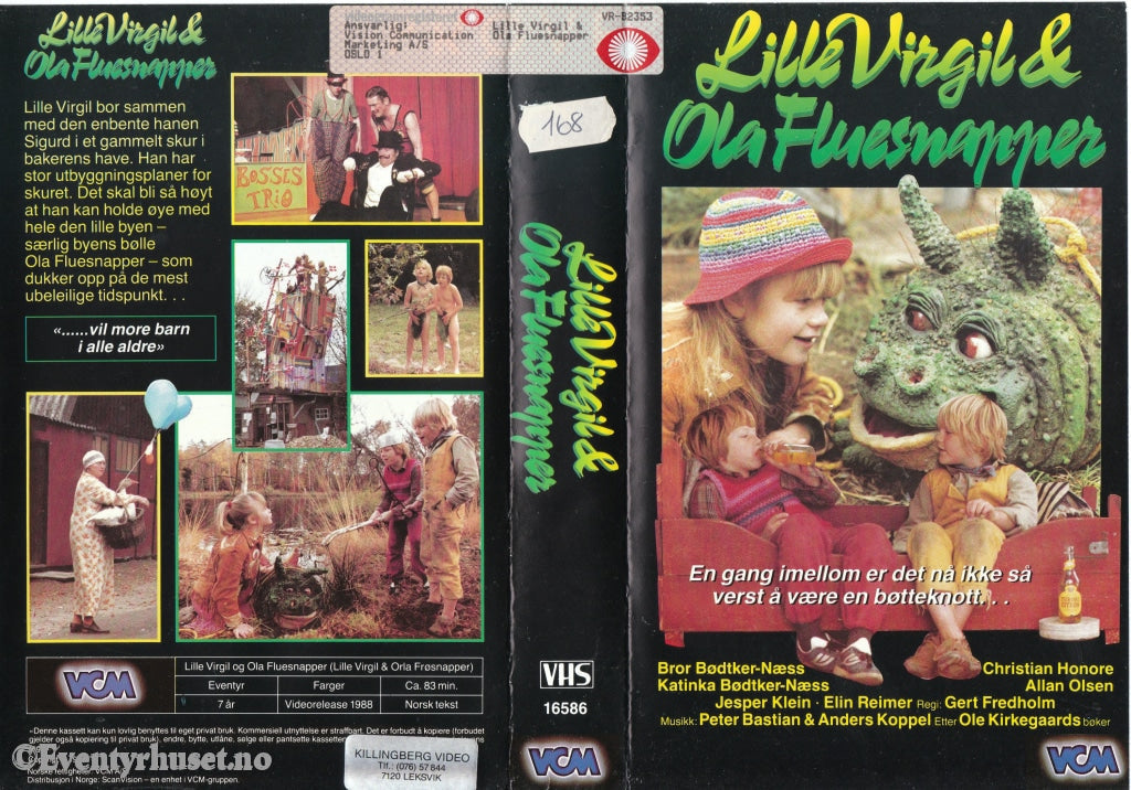 Download / Stream: Lille Virgil & Ola Fluesnapper. 1988. Vhs Big Box. Norwegian Subtitles.