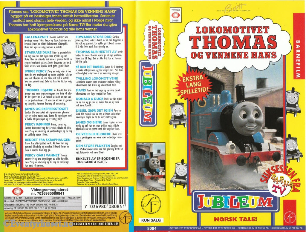 Download / Stream: Lokomotivet Thomas Og Vennene Hans - Jubileum (Thomas The Tank Engine And