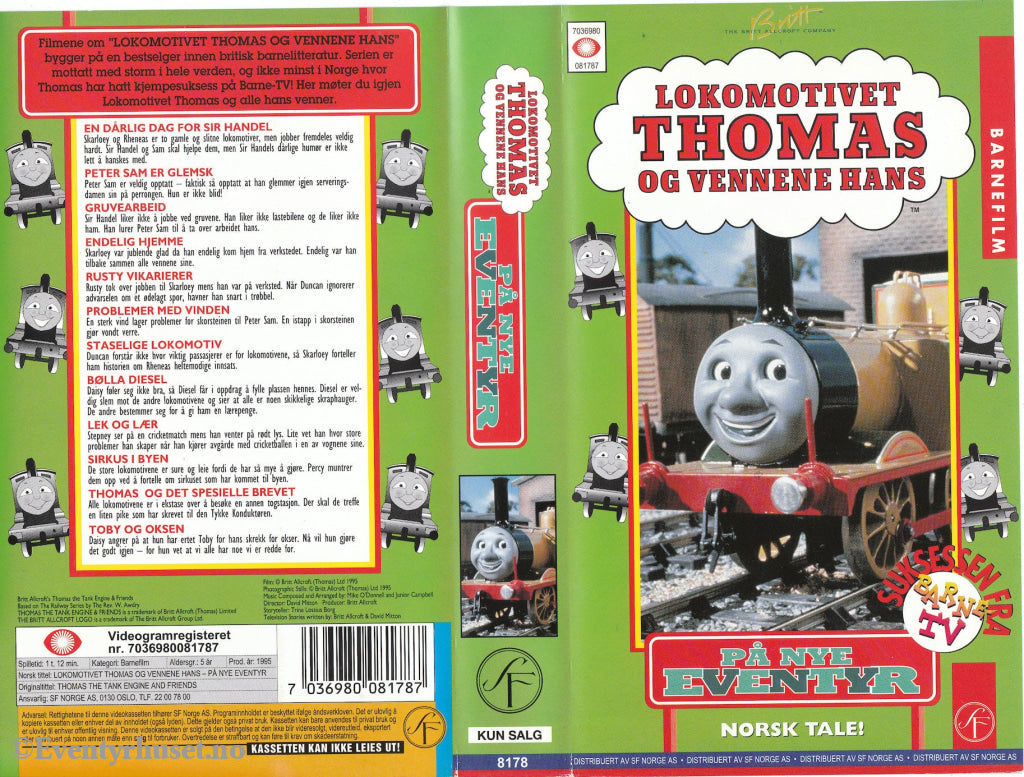 Download / Stream: Lokomotivet Thomas Og Vennene Hans På Nye Eventyr. (Thomas The Tank Engine And