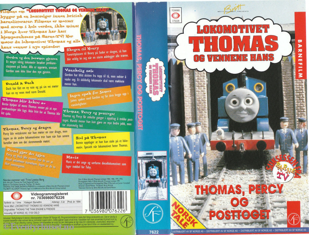 Download / Stream: Lokomotivet Thomas Og Vennene Hans. Percy Posttoget. (Thomas The Tank Engine And