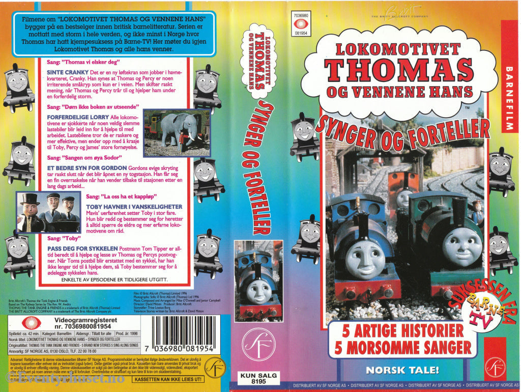 Download / Stream: Lokomotivet Thomas Og Vennene Hans Synger Forteller. (Thomas The Tank Engine And