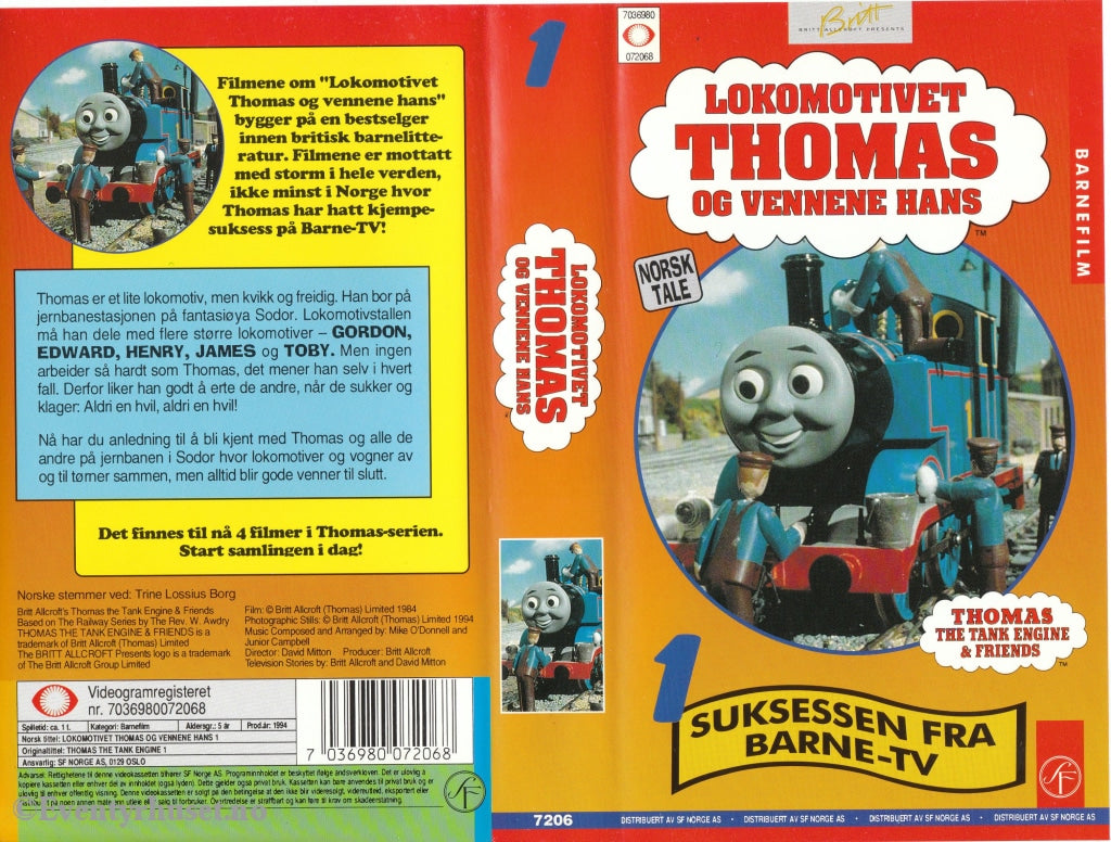 Download / Stream: Lokomotivet Thomas Og Vennene Hans. Vol. 1. (Thomas The Tank Engine And Friends).