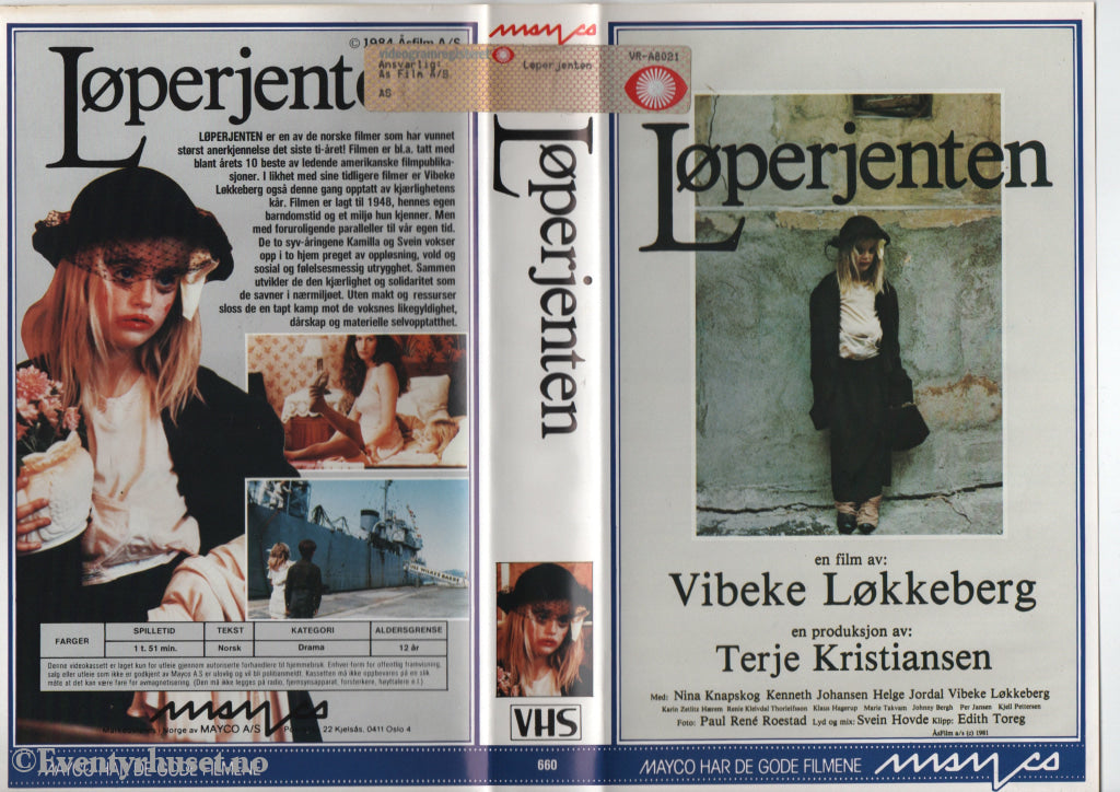 Download / Stream: Løperjenten. 1981. VHS Big Box. Norwegian. VHS