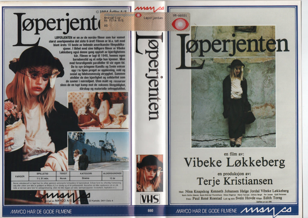 Download / Stream: Løperjenten. 1981. VHS Big Box. Norwegian. VHS