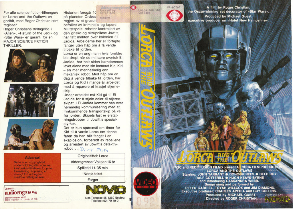 Download / Stream: Lorca And The Outlaws. 1984. Vhs Big Box. Norwegian Subtitles.