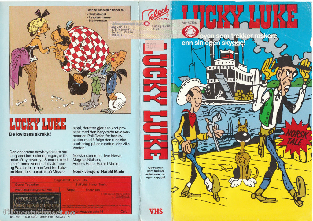 Download / Stream: Lucky Luke. 1983/86. Vhs Big Box. Norwegian. Stream