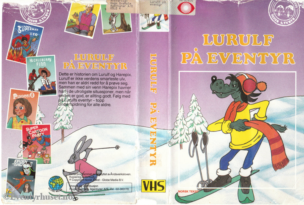 Download / Stream: Lurulf På Eventyr. Vhs Big Box. Norwegian Subtitles.