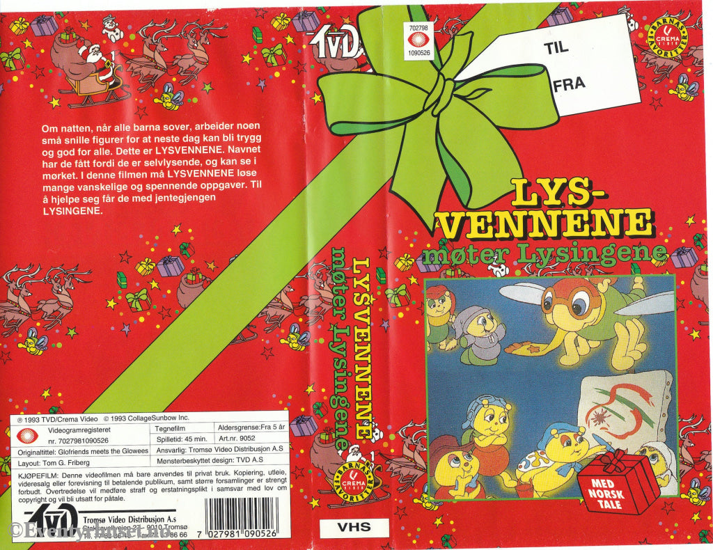 Download / Stream: Lysvennene Møter Lysingene. 1993. Vhs. Norwegian Dubbing. Vhs