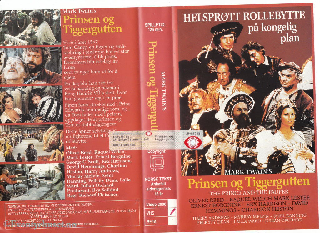 Download / Stream: Mark Twain’s Prinsen Og Tiggergutten. Vhs Big Box. Norwegian Subtitles.
