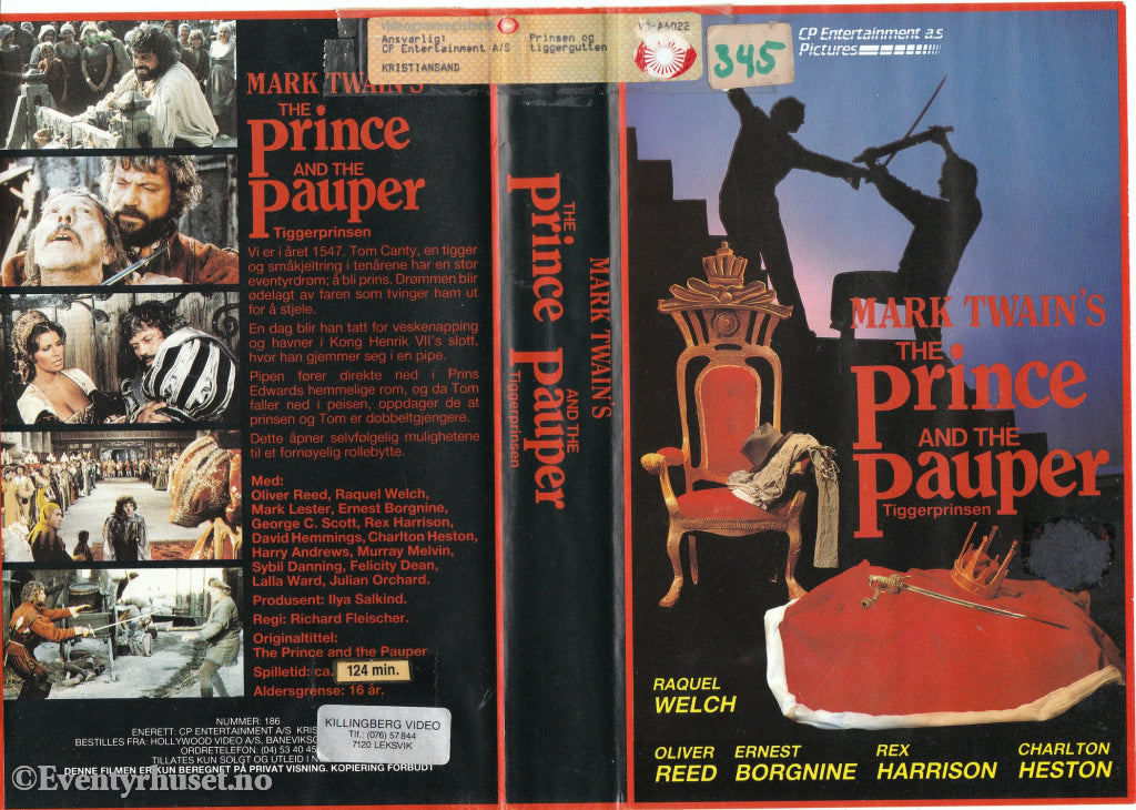 Download / Stream: Mark Twains The Prince And Pauper. 1977. Vhs Big Box. Norwegian Subtitles.