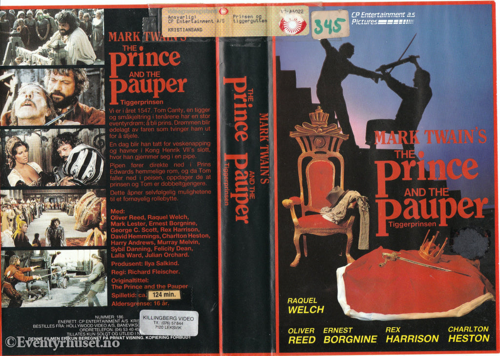 Download / Stream: Mark Twains The Prince And Pauper. 1977. Vhs Big Box. Norwegian Subtitles.
