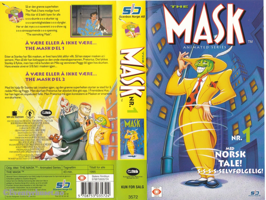 Download / Stream: Mask. Vol. 1. 1995. Vhs. Norwegian Dubbing. Vhs