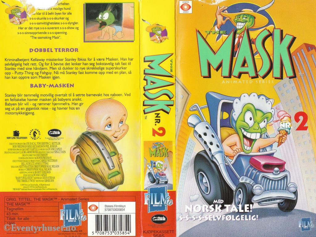 Download / Stream: Mask. Vol. 2. 1995. Vhs. Norwegian Dubbing. Vhs