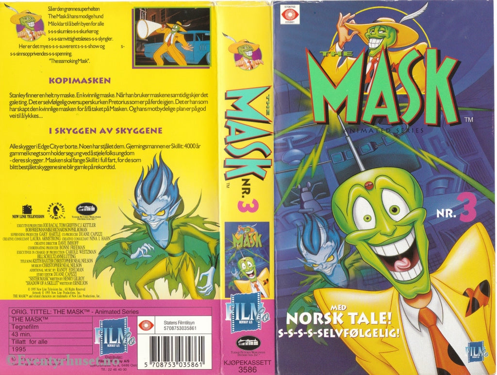 Download / Stream: Mask. Vol. 3. 1995. Vhs. Norwegian Dubbing. Vhs