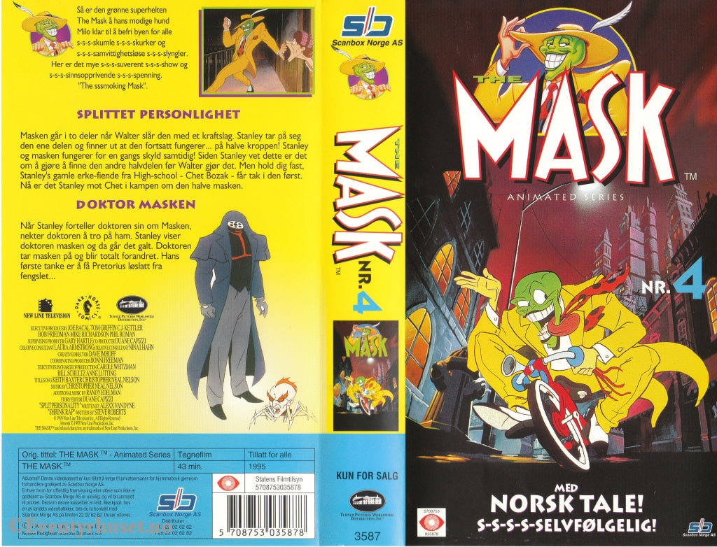 Download / Stream: Mask. Vol. 4. 1995. Vhs. Norwegian Dubbing. Vhs