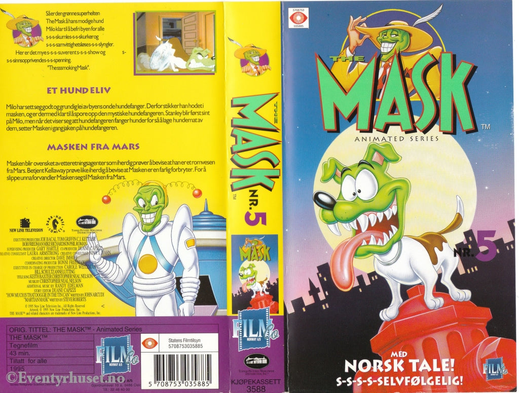 Download / Stream: Mask. Vol. 5. 1995. Vhs. Norwegian Dubbing. Vhs