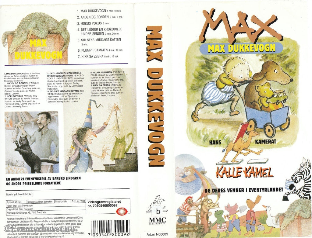 Download / Stream: Max Dukkevogn. Vhs. Norwegian Dubbing. Vhs