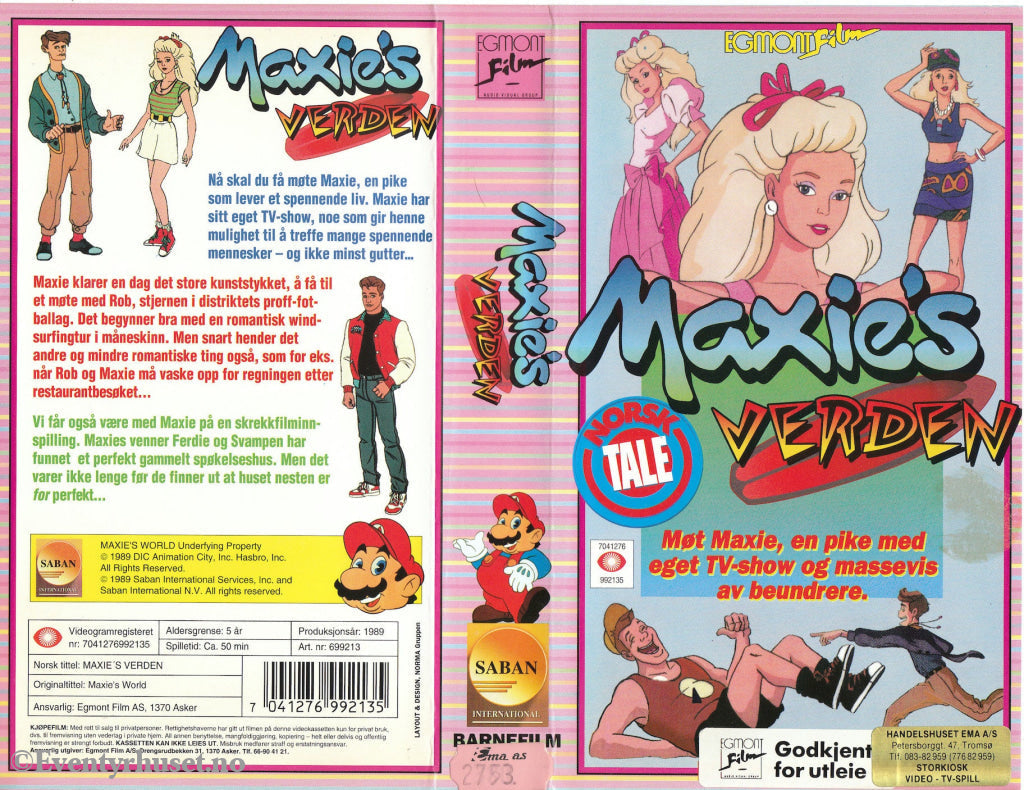 Download / Stream: Maxie´s Verden. 1989. Vhs. Norwegian Dubbing. Vhs