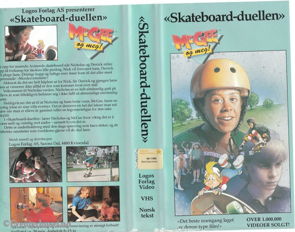 Download / Stream: Mcgee Og Meg! Skateboard-Duellen. Vhs. Norwegian Subtitles. Vhs