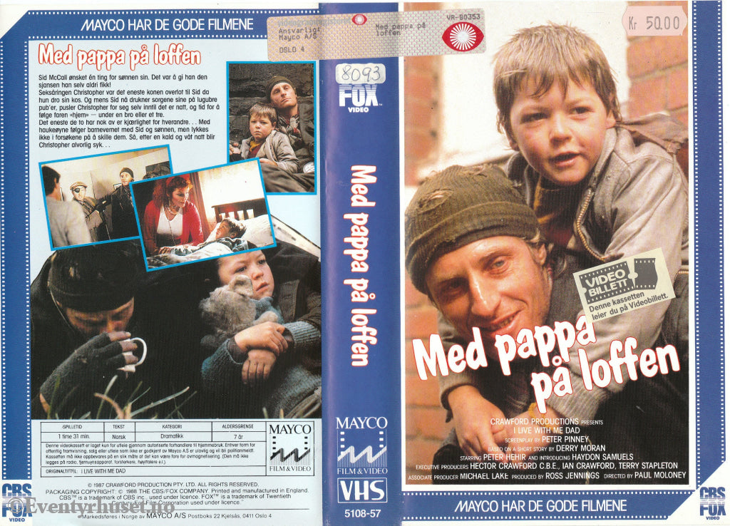Download / Stream: Med Pappa På Loffen. 1987. Vhs Big Box. Norwegian Subtitles.