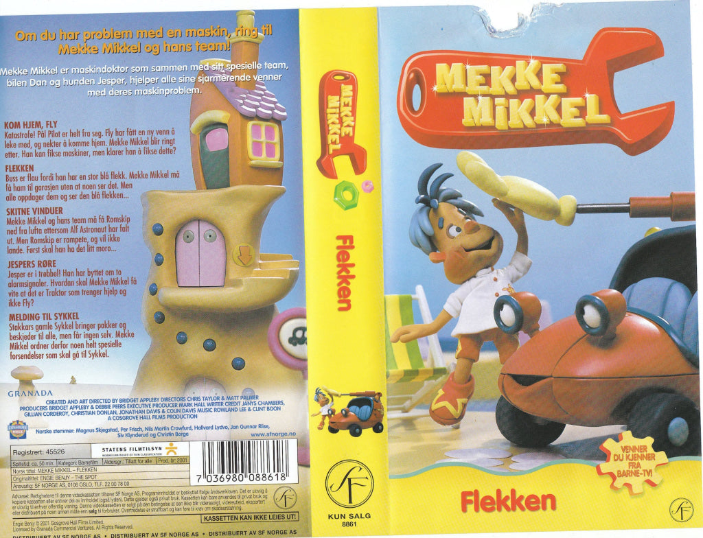 Download / Stream: Mekke Mikkel - Flekken. 2001. Vhs. Norwegian Dubbing. Vhs